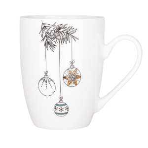 Kubek WINTER MAGIC 340ml z porcelany wzór 2 RAVI